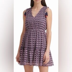 Vince Camuto Navy Tassel Dress, Size 10